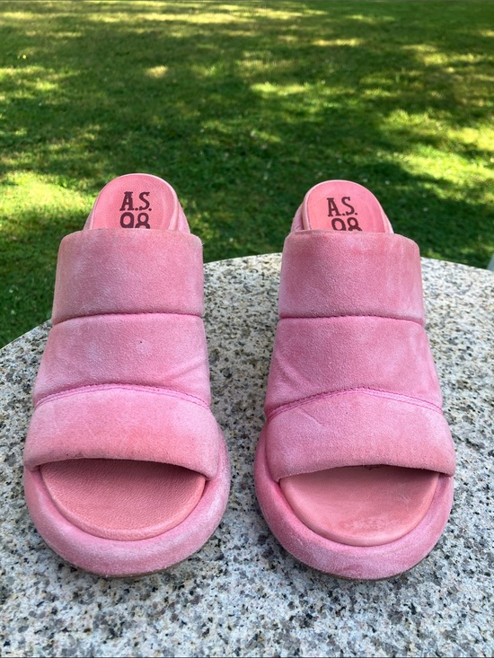 AS98 Shoes - AS.98 Madigan Pink Slide Sandals 38